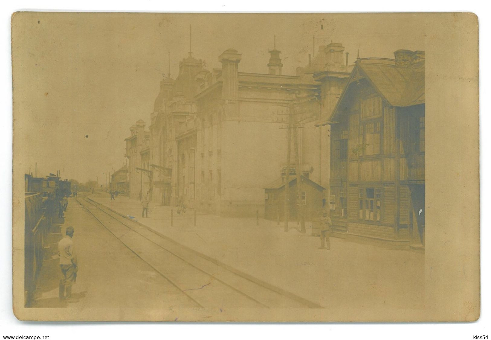 UK - 25197 KOWEL, Railway Station, Ukraine - Old Postcard, CENSOR - Used - 1917 - Ukraine