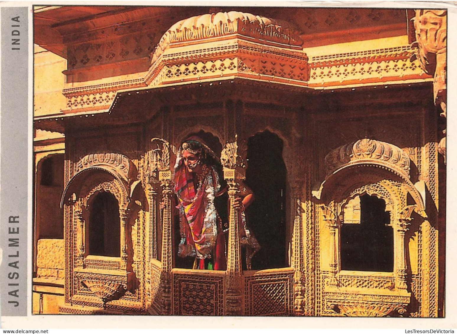 INDE -  Jaisalmer Fort - Animé - The Fort Was Founded By Maharawal Jaisal In 1156 A D - Vue Générale - Carte Postale - India