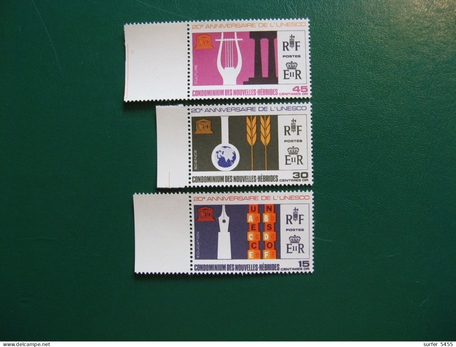 NOUVELLES HEBRIDES POSTE ORDINAIRE N° 249/251 TIMBRES NEUFS** LUXE COTE 8,00 EUROS - Ungebraucht