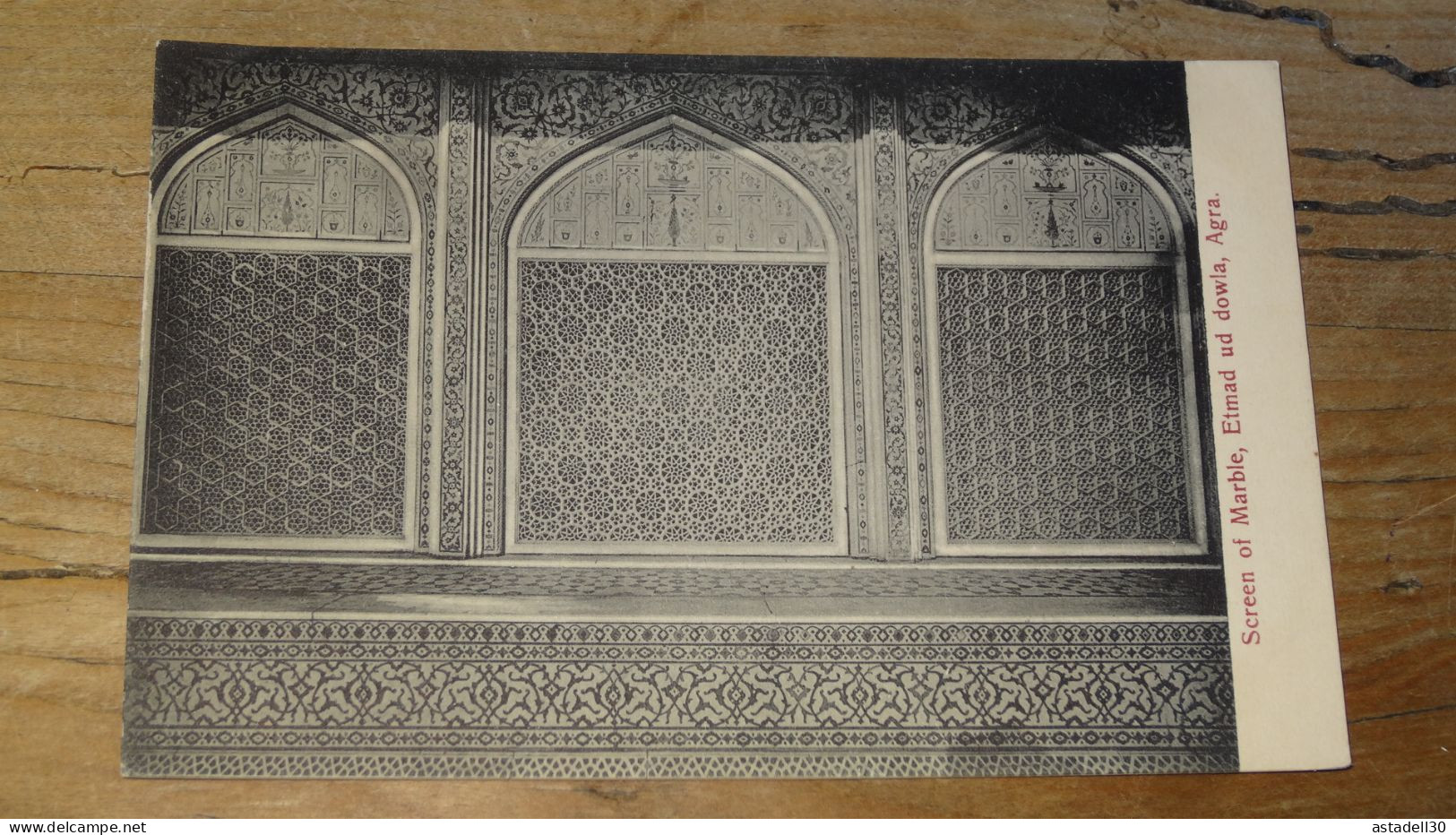 Screen Of Marble, Etmad Ud Dowla, AGRA ................ 19202 - India