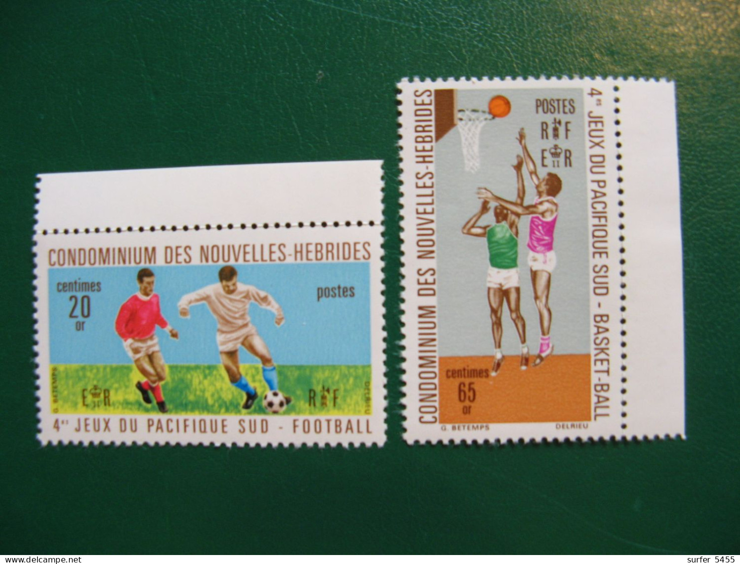 NOUVELLES HEBRIDES POSTE ORDINAIRE N° 308/309 TIMBRES NEUFS** LUXE COTE 3,50 EUROS - Ungebraucht