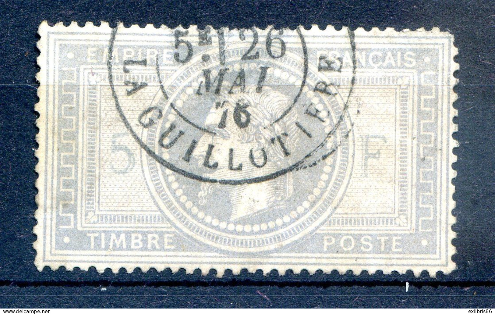 060524  EMPIRE LAURE  N° 33   Oblitéré  En  Pièce D 'attente ( Clair Et Ou Dents Courtes) - 1863-1870 Napoléon III. Laure