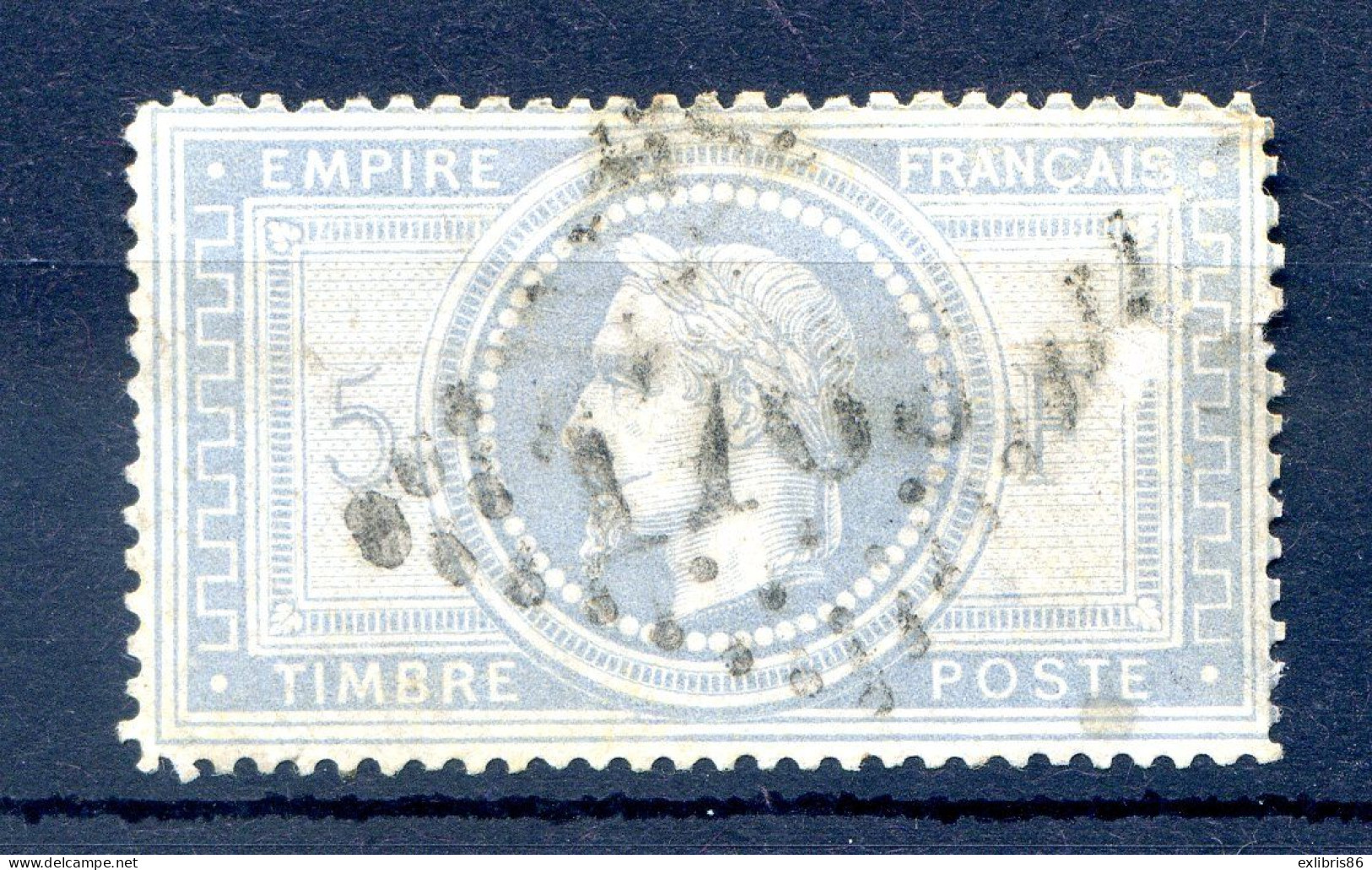 060524  EMPIRE LAURE  N° 33   Oblitéré  En  Pièce D 'attente ( Clair Et Ou Dents Courtes) - 1863-1870 Napoléon III. Laure