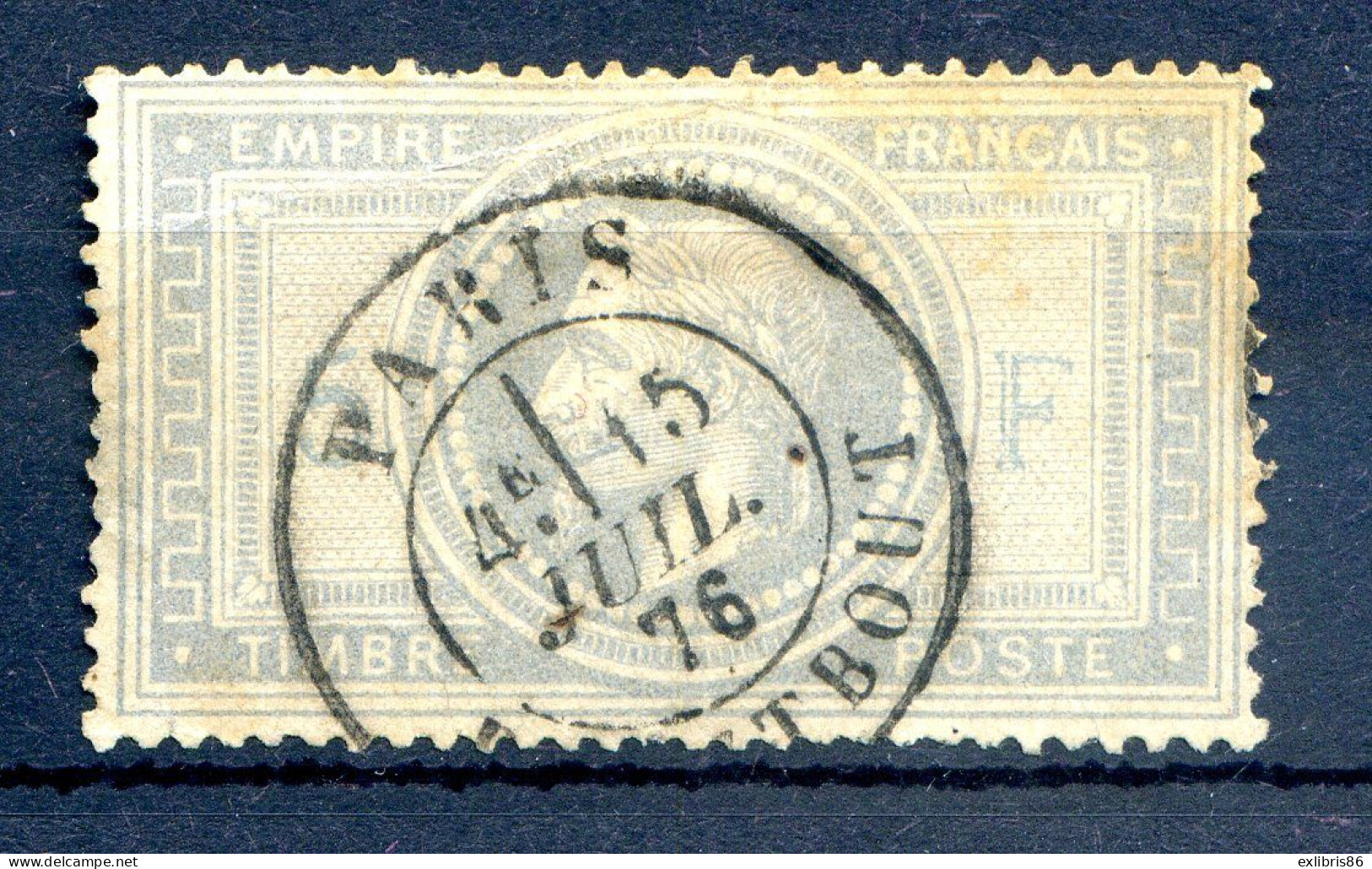 060524  EMPIRE LAURE  N° 33   Oblitéré  En  Pièce D 'attente ( Clair Et Ou Dents Courtes) - 1863-1870 Napoleon III With Laurels