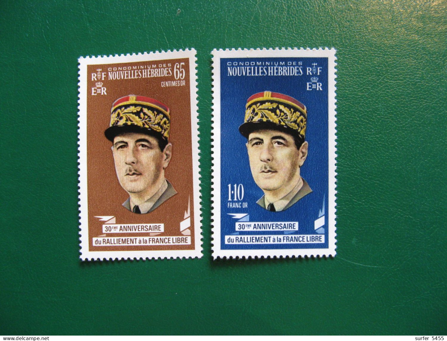 NOUVELLES HEBRIDES POSTE ORDINAIRE N° 294/295 TIMBRES NEUFS** LUXE COTE 10,50 EUROS - Unused Stamps