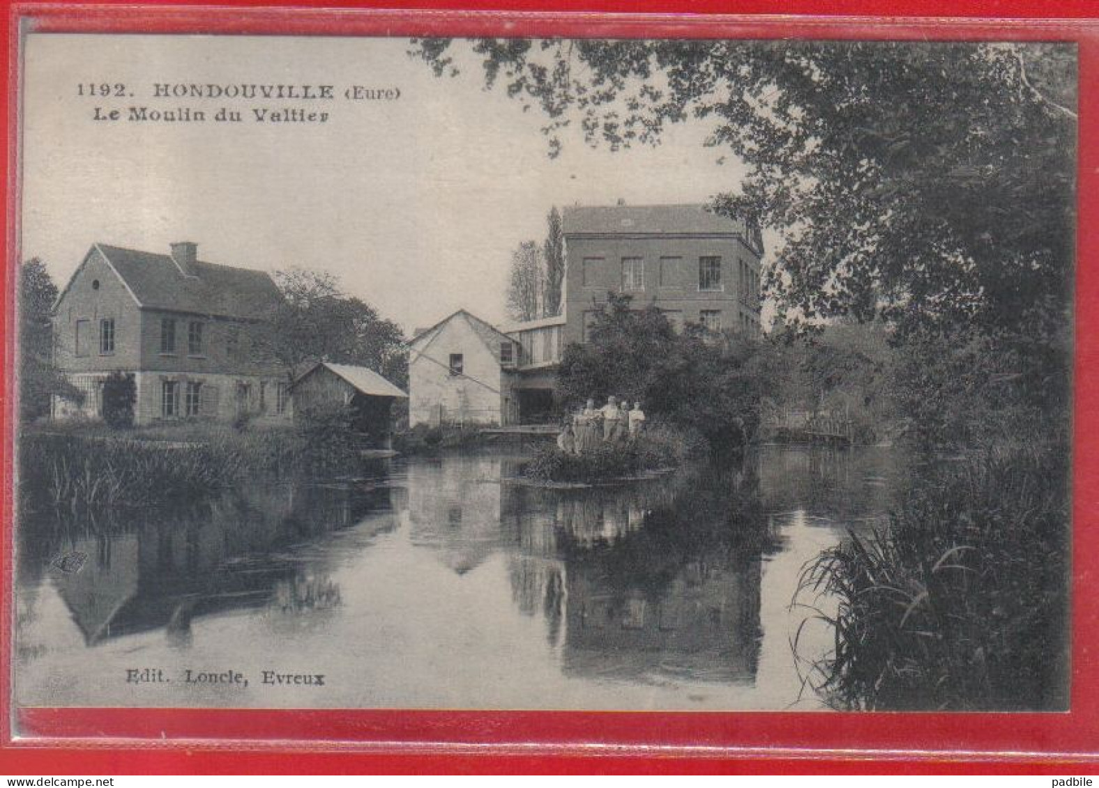 Carte Postale 27. Hondouville  Le Moulin Du Valtier Très Beau Plan - Other & Unclassified