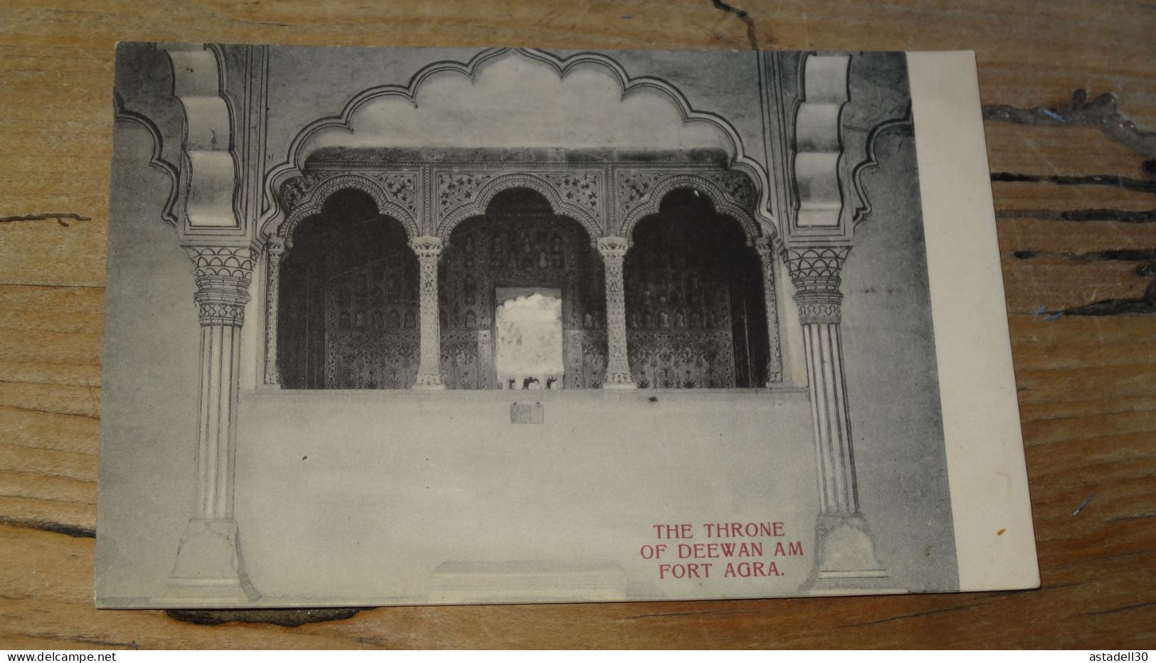 The Throne Of Deewan Am FORT AGRA ................ 19205 - India