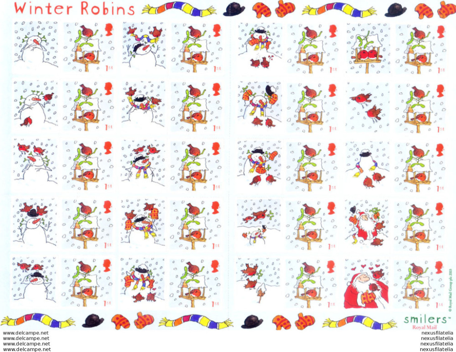 Uccellini In Inverno 2003. - Blocks & Miniature Sheets