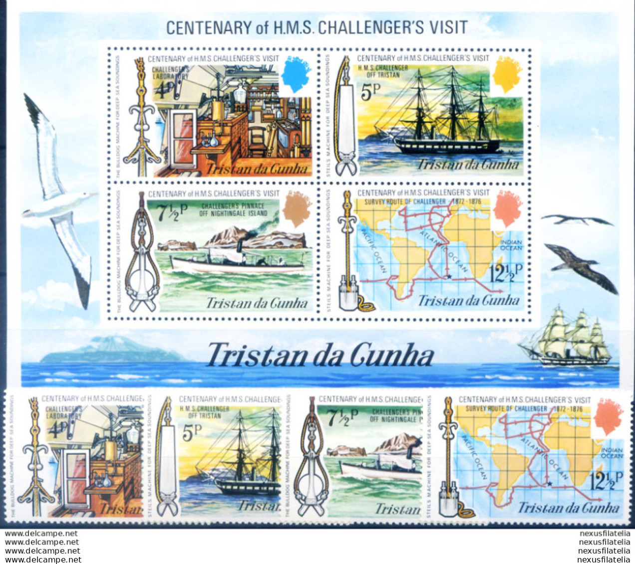 Visita Del Challenger 1973. - Tristan Da Cunha