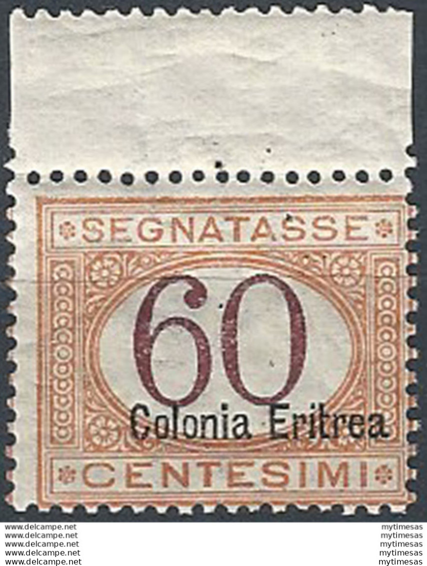 1926 Eritrea Segnatasse 60c. Mc MNH Sassone N. 25 - Autres & Non Classés