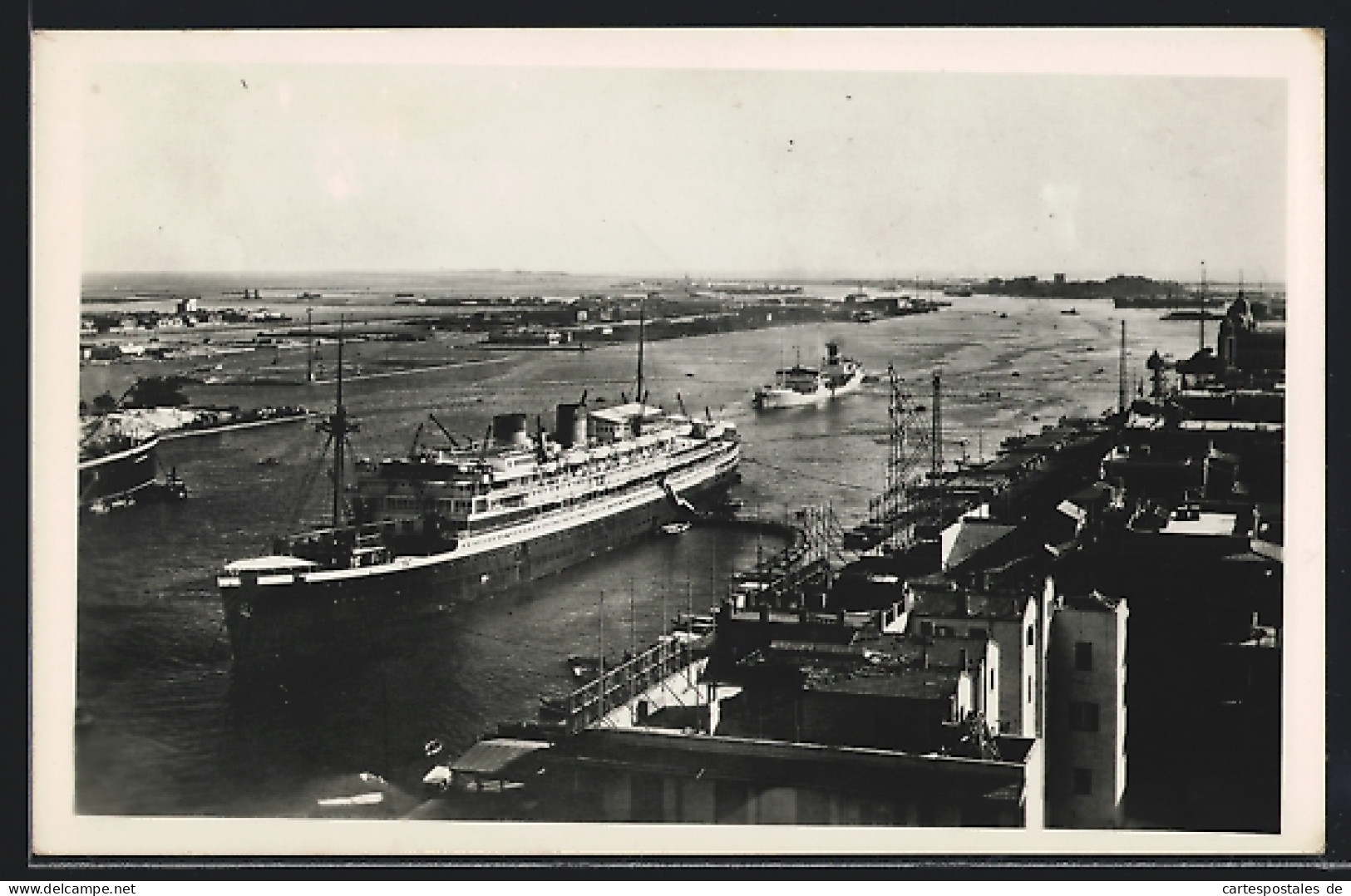 CPA Suez, Northern Entrance To Suez Canal  - Andere & Zonder Classificatie