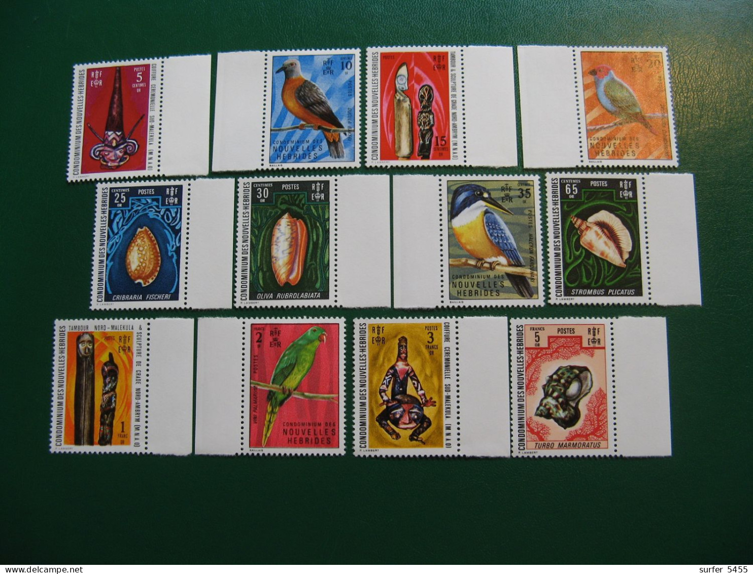 NOUVELLES HEBRIDES POSTE ORDINAIRE N° 326/337 TIMBRES NEUFS** LUXE COTE 78,00 EUROS - Ongebruikt