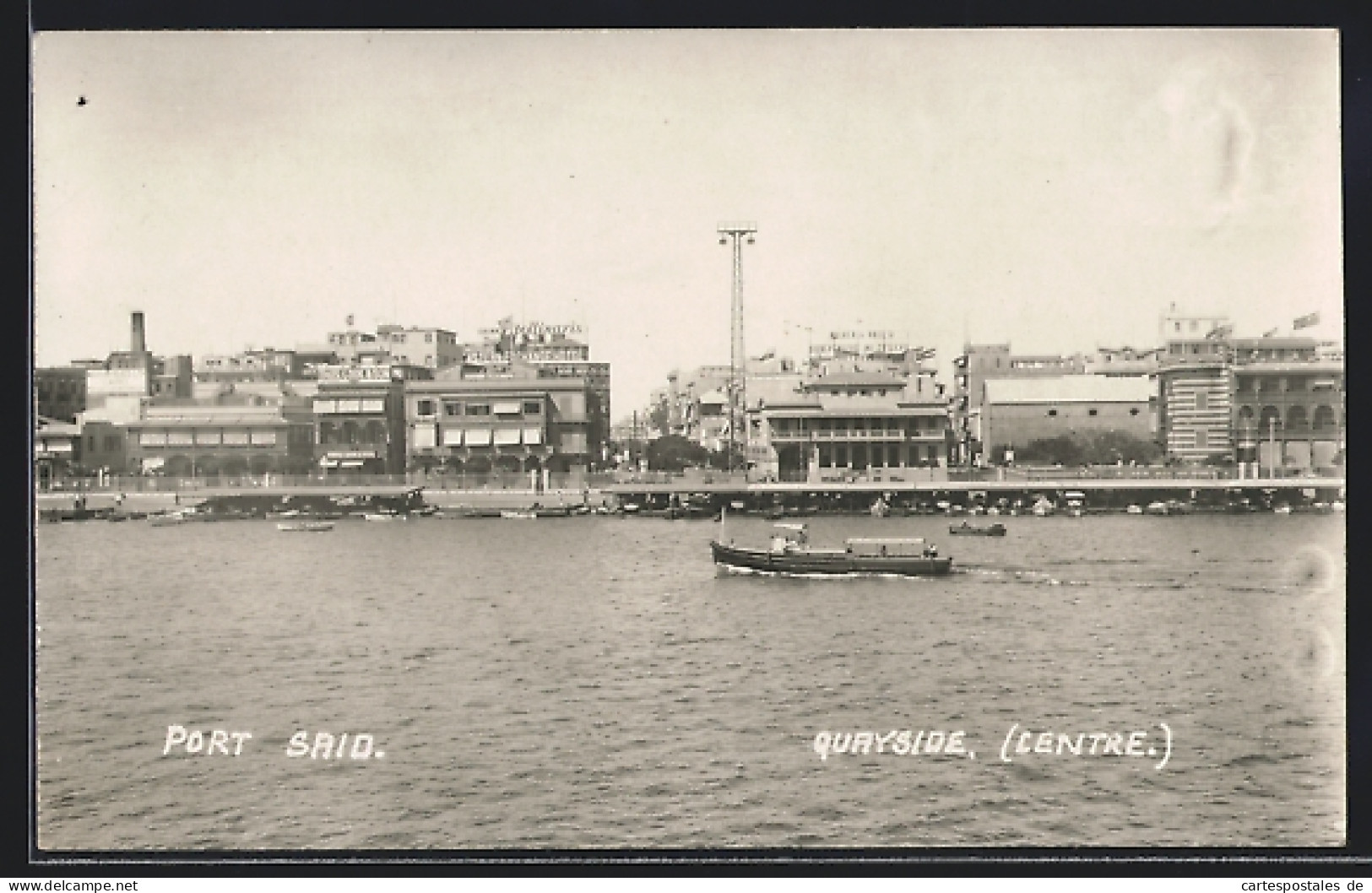 CPA Port Said, Quayside, Centre  - Andere & Zonder Classificatie