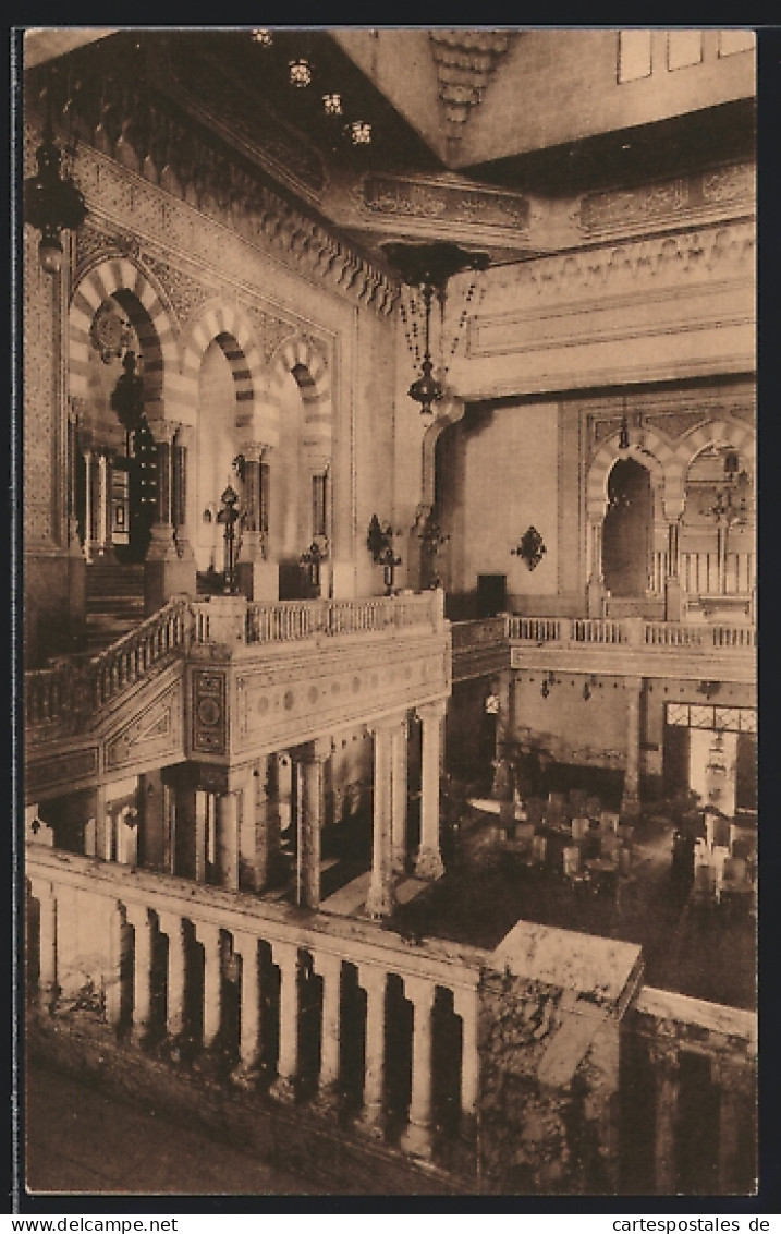 CPA Le Caire, Heliopolis Palace Hotel, Le Hall Et Sa Galerie  - Sonstige & Ohne Zuordnung