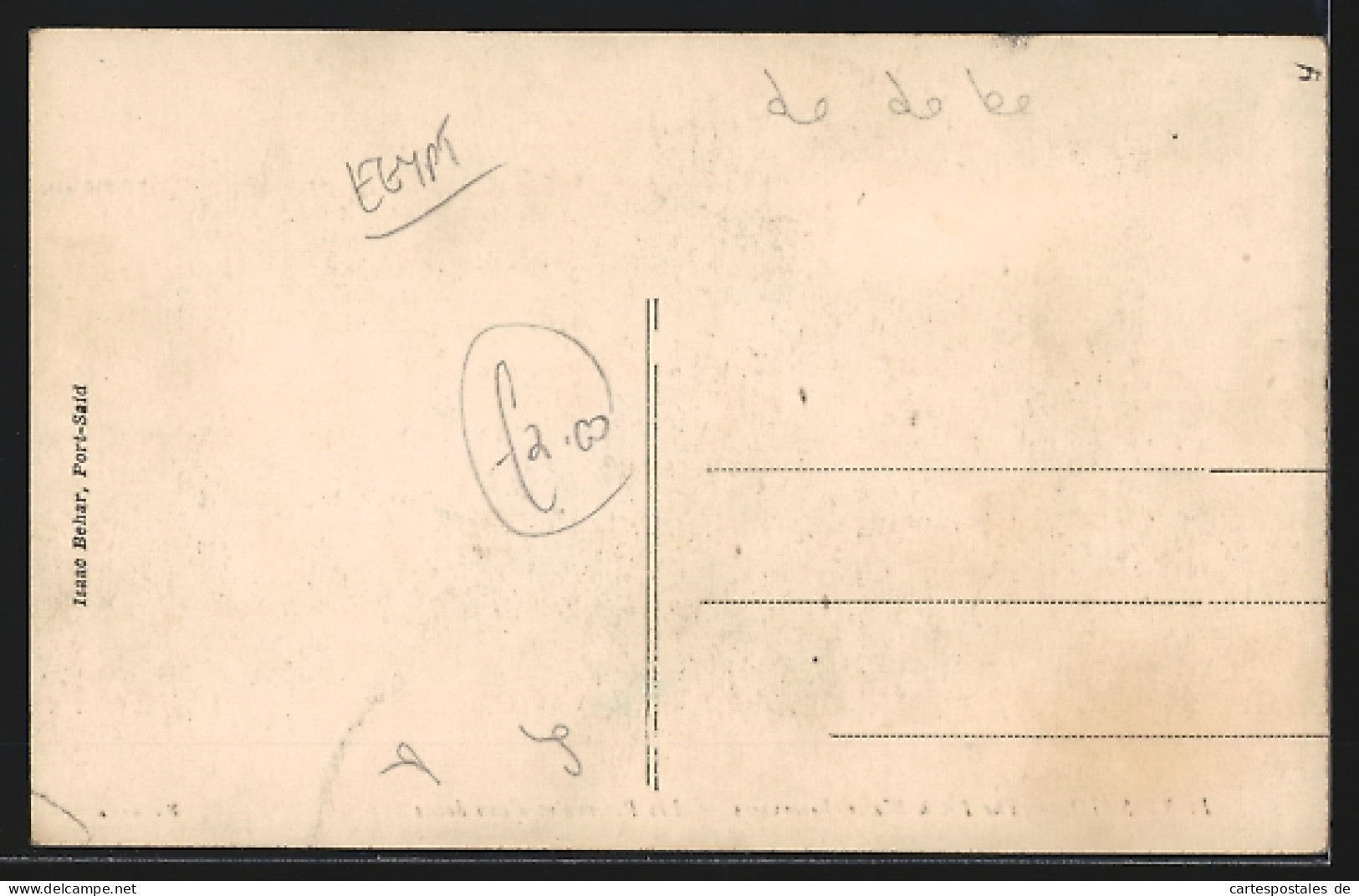 CPA Port-Said, The Fresh Water-Reservoirs  - Sonstige & Ohne Zuordnung