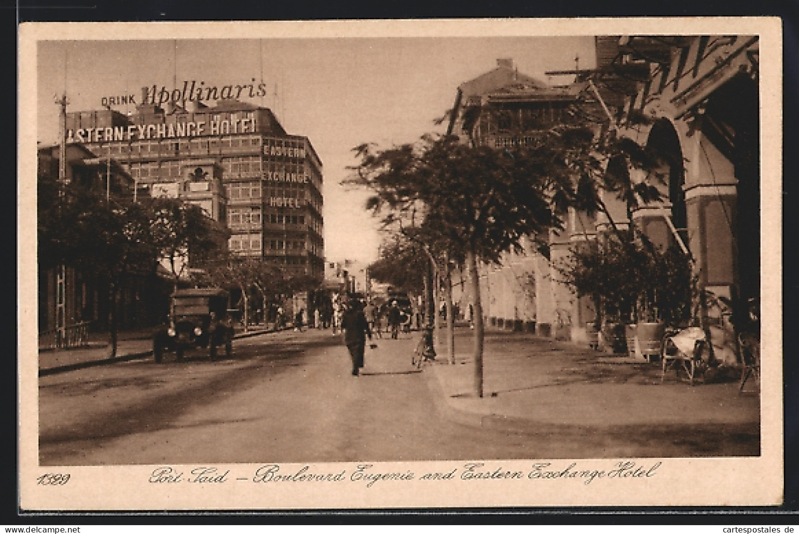 CPA Port-Said, Boulevard Eugenie And Eastern Exchange Hotel  - Andere & Zonder Classificatie