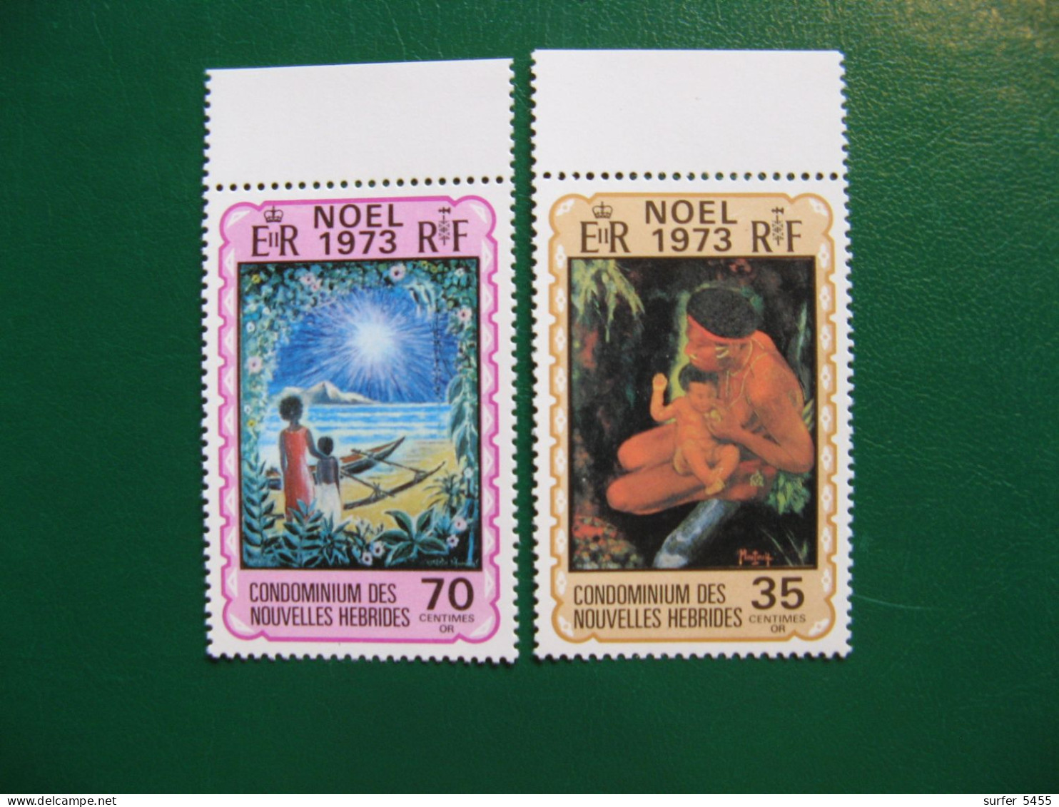 NOUVELLES HEBRIDES POSTE ORDINAIRE N° 374/375 TIMBRES NEUFS** LUXE COTE 2,75 EUROS - Neufs