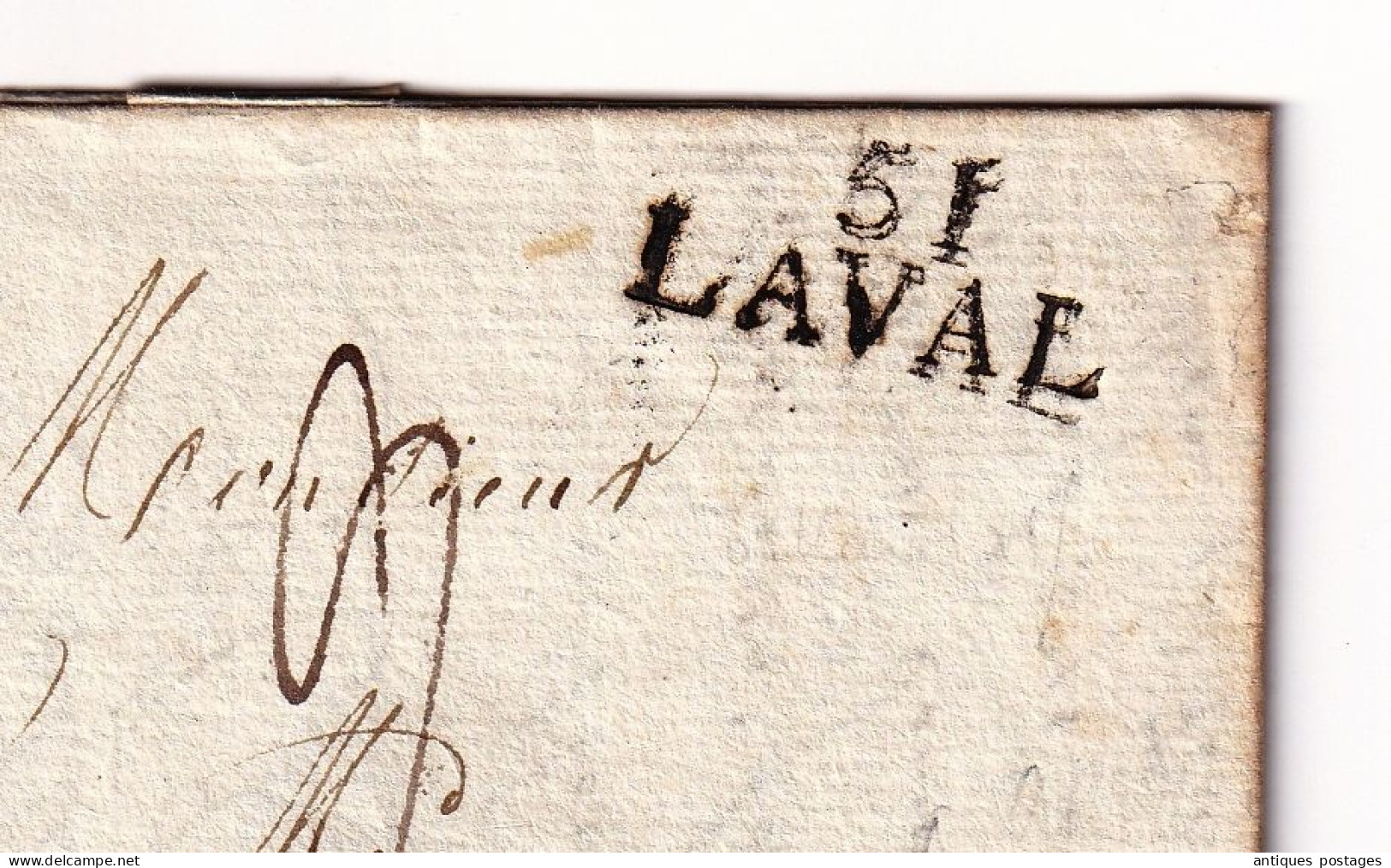 Lettre Laval 6 Mai 1815 Turpin Mayenne Pour Castelnaudary Aude Grilleret - 1801-1848: Vorläufer XIX