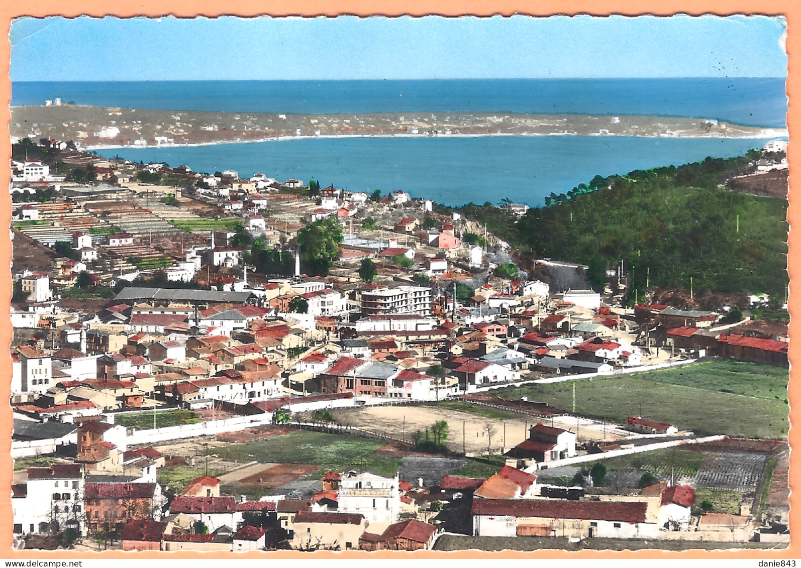 Ppgf/ CPSM Grand Format - ALPES MARITIMES - VALLAURIS - VUE GÉNÉRALE VERS LE CAP D'ANTIBES - Vallauris