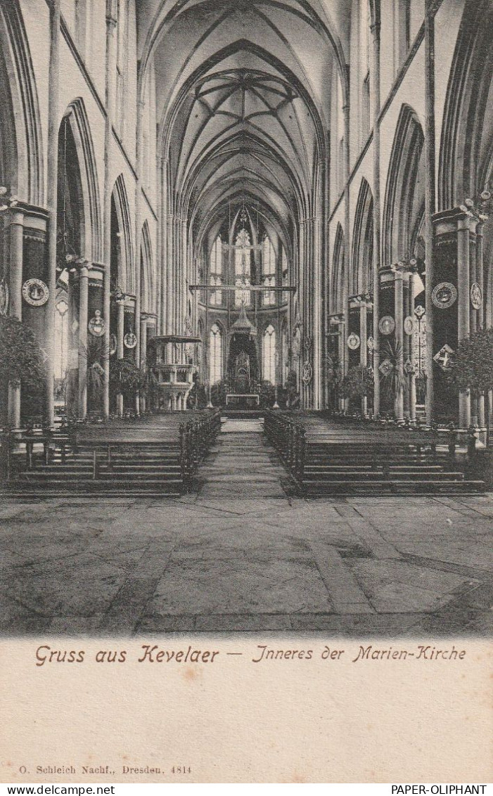 4178 KEVELAER, Marienkirche, Innenansicht, Ca. 1905 - Kevelaer