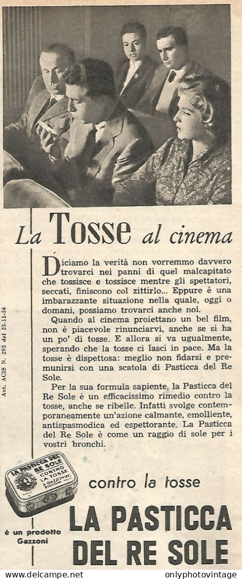 La Pasticca Del Re Sole - Pubblicit� Del 1958 - Vintage Advertising - Advertising