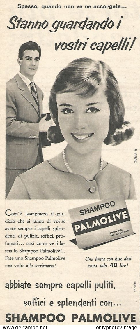 Shampoo PALMOLIVE  - Pubblicit� Del 1958 - Vintage Advertising - Advertising