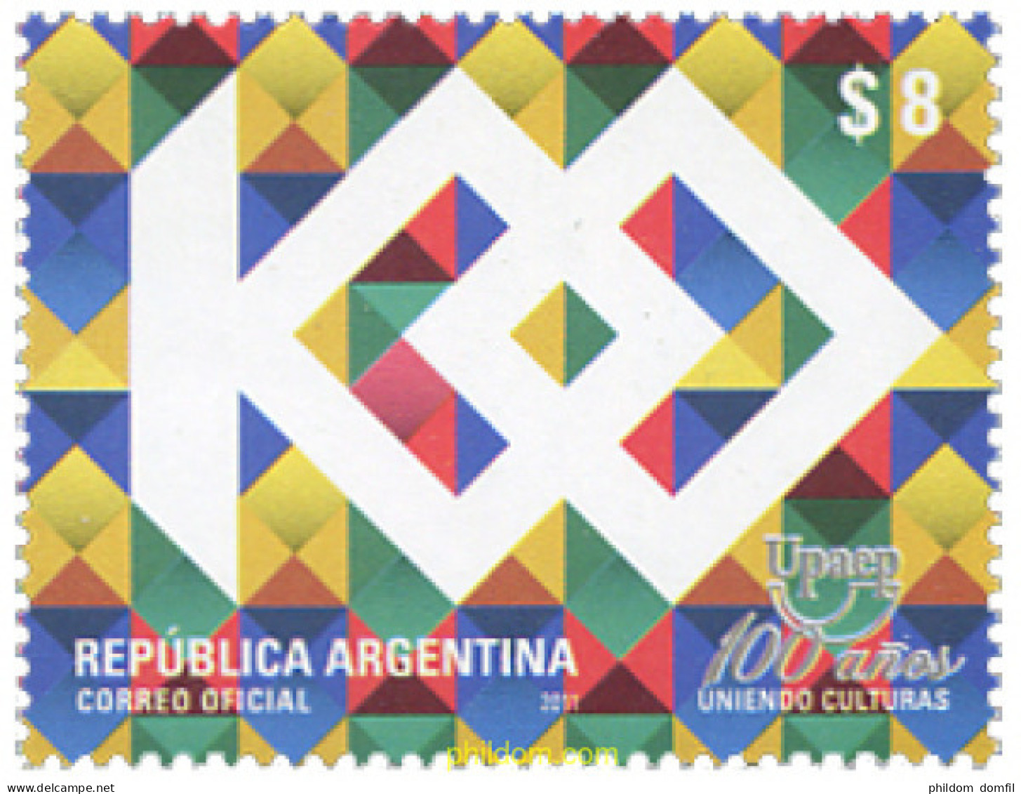 259697 MNH ARGENTINA 2011 CENTENARIO DE LA UPAEP - Ongebruikt