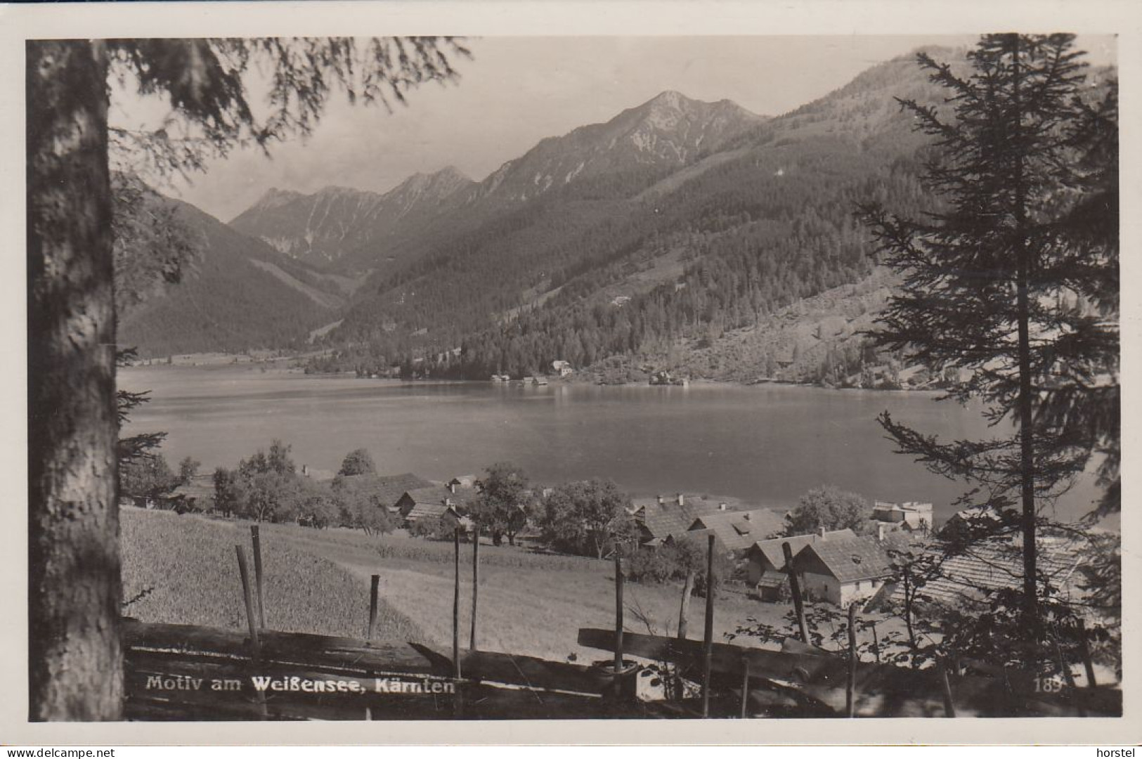 Austria - 9762 Weißensee - Motiv Am See Mit Häuser - Weissensee