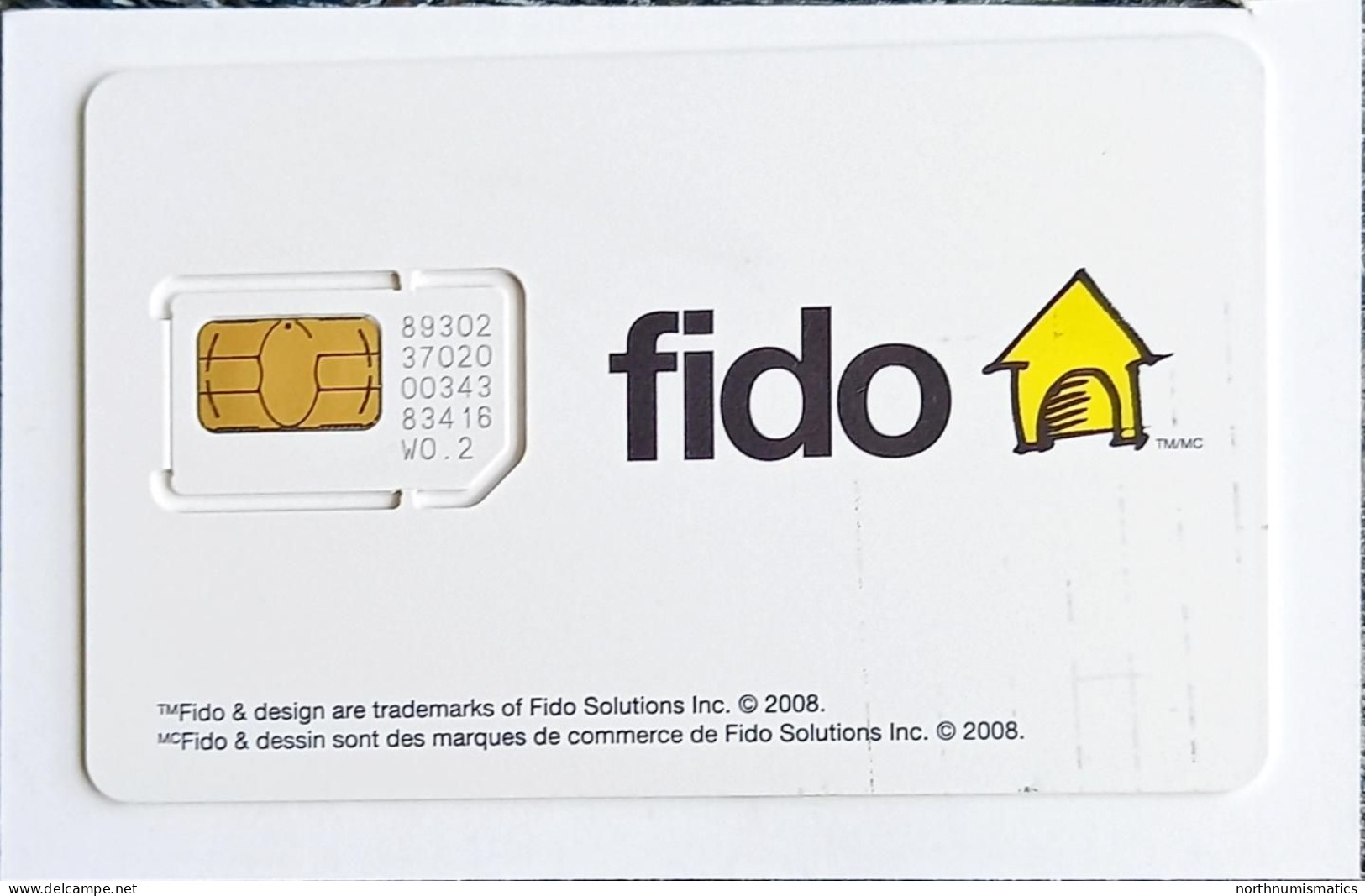 Canada Fido Gsm Original Chip Sim Card - Sammlungen