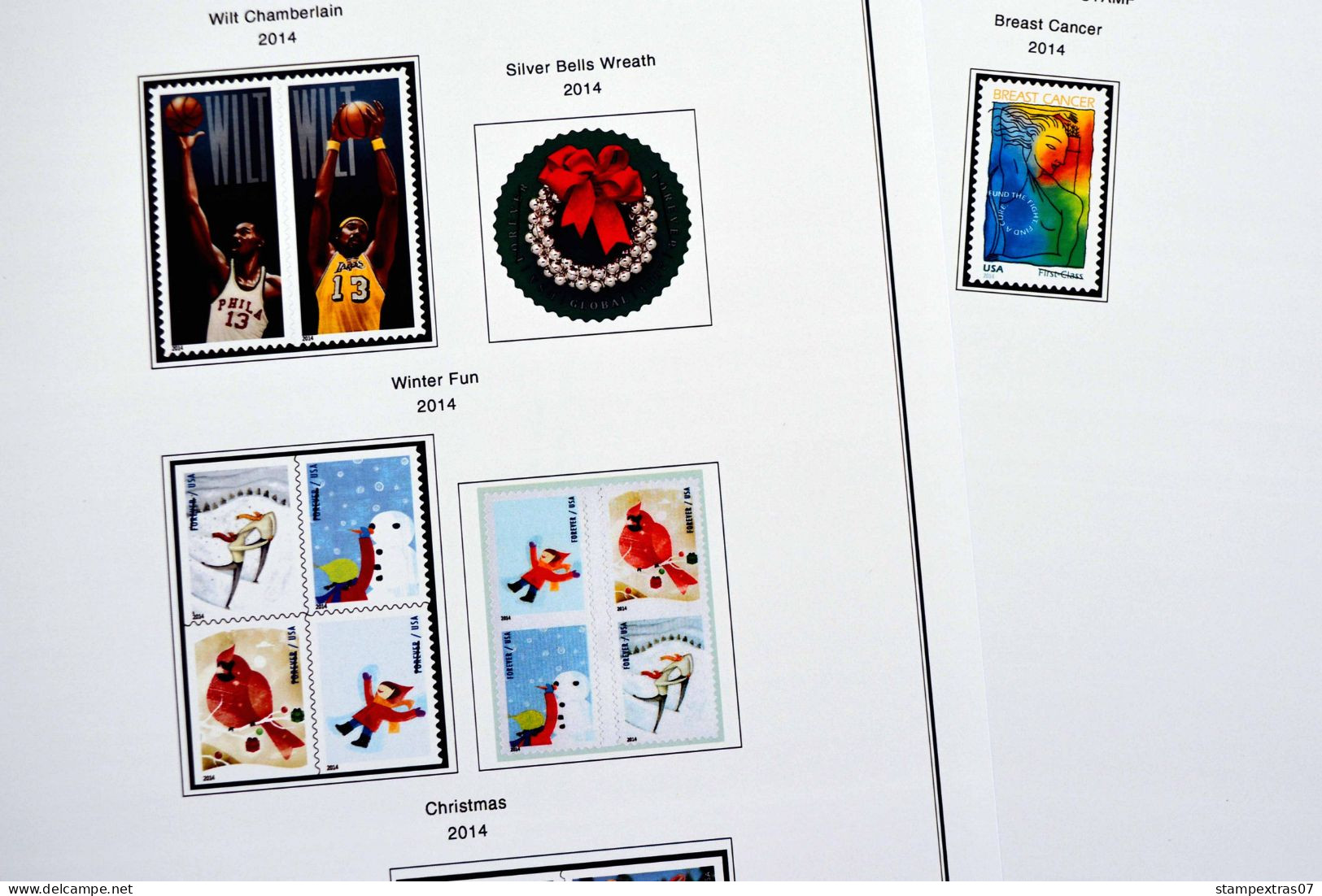 COLOR PRINTED USA 2011-2020 STAMP ALBUM PAGES (101 illustrated pages) >> FEUILLES ALBUM