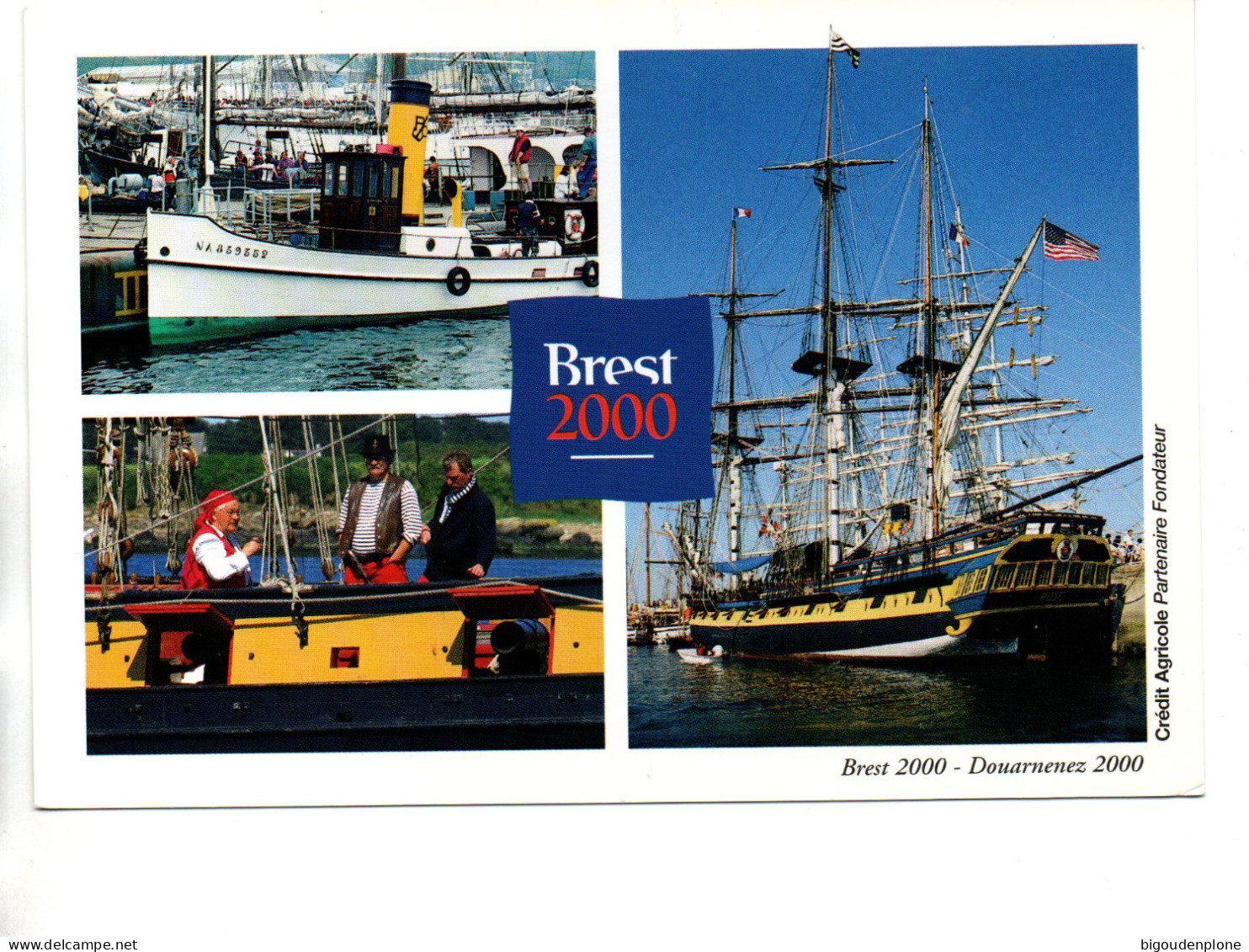 CP BREST 2000-DOUARNENEZ 2000- - Brest