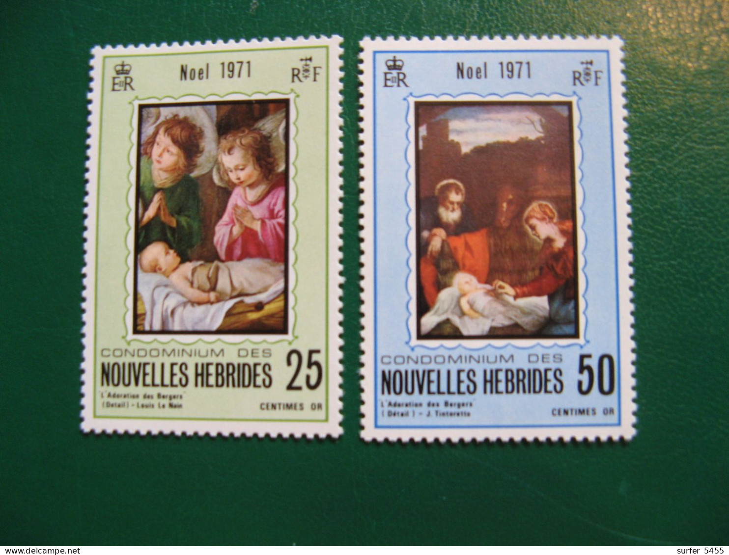 NOUVELLES HEBRIDES POSTE ORDINAIRE N° 314/315 TIMBRES NEUFS** LUXE COTE 3,50 EUROS - Ongebruikt