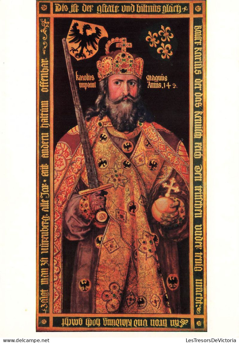 AUTRICHE - Wien - Kunsthustorisches Museum Weltliche Schatzkammer - L'Empereur Charlemagne - Colorisé - Carte Postale - Wien Mitte