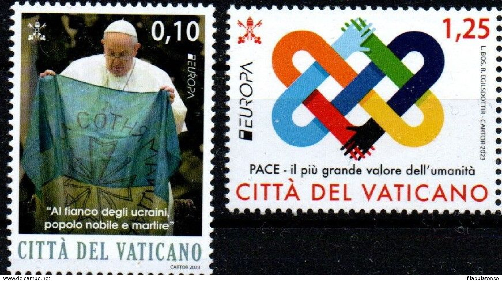 2023 - Vaticano 1949/50 Europa  +++++++++ - Ungebraucht