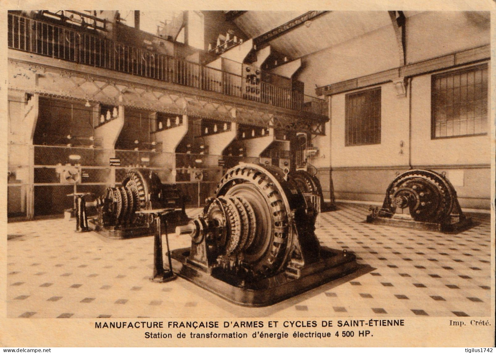 Manufrance Manufacture Française D'armes Et Cycles De Saint Etienne Station De Transformation D'énergie électrique - Saint Etienne