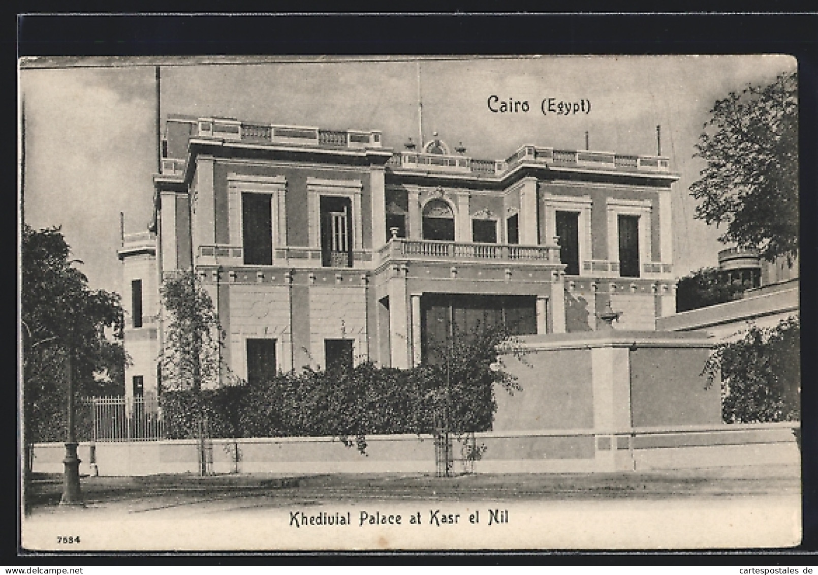 CPA Cairo, Khediuial Palace At Kasr El Nil  - Autres & Non Classés