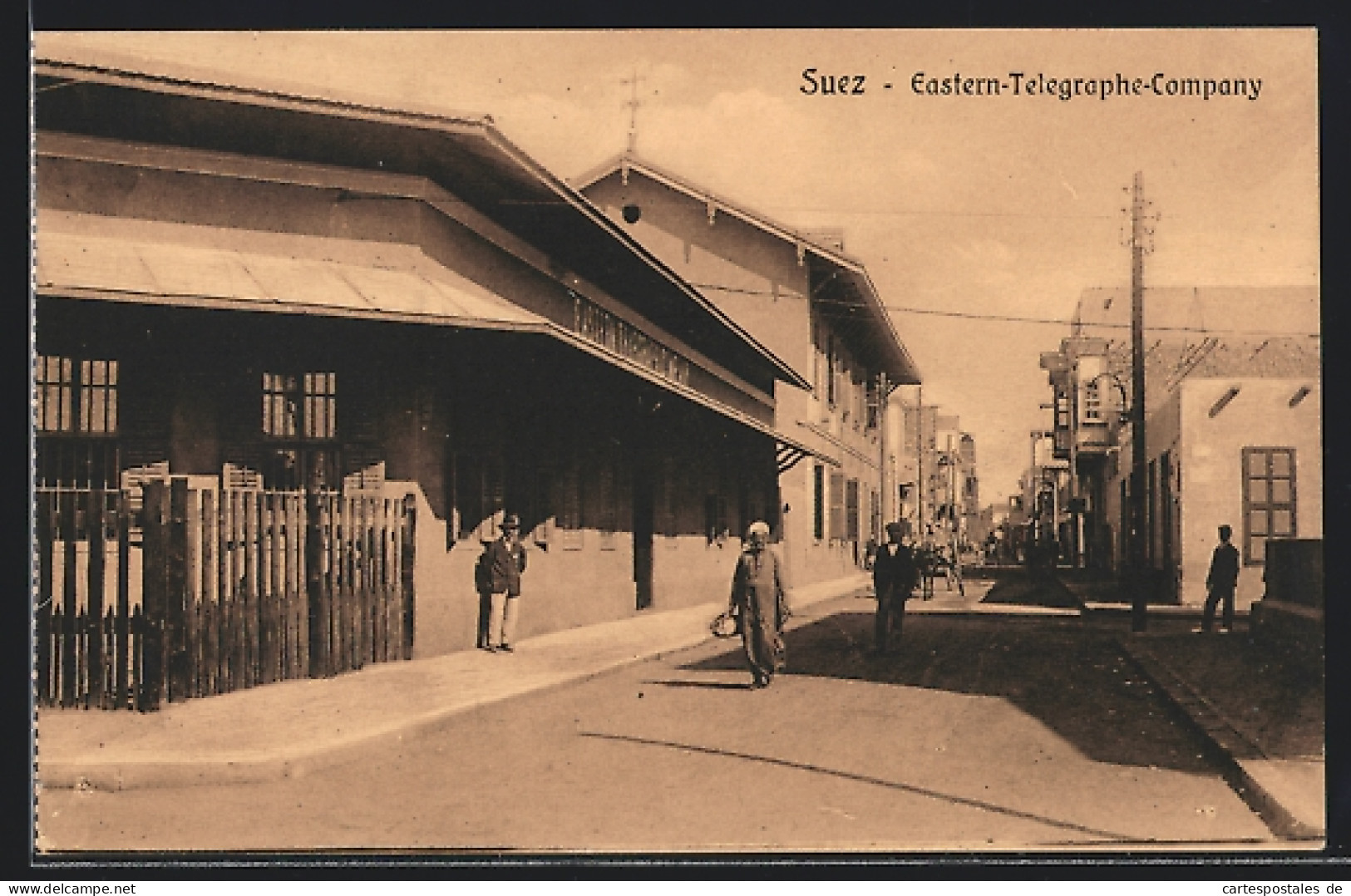 CPA Suez, Eastern-Telegraphe-Company  - Autres & Non Classés