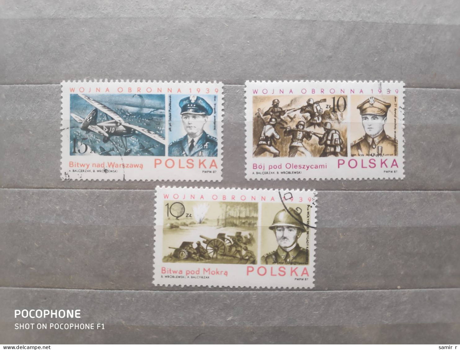 1987	Poland	War (F97) - Used Stamps