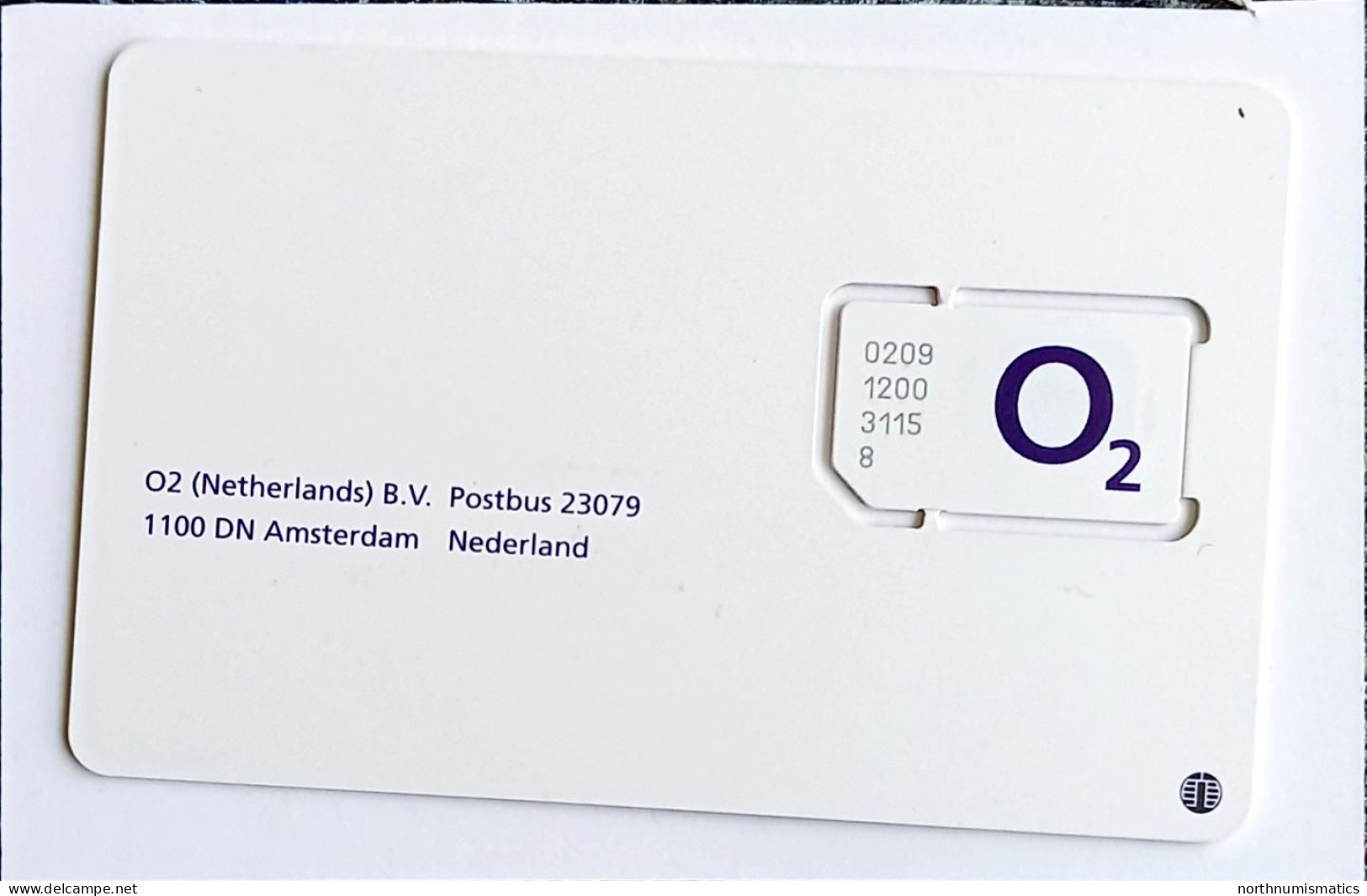 Netherlands O2 Gsm Original Chip Sim Card - Lots - Collections