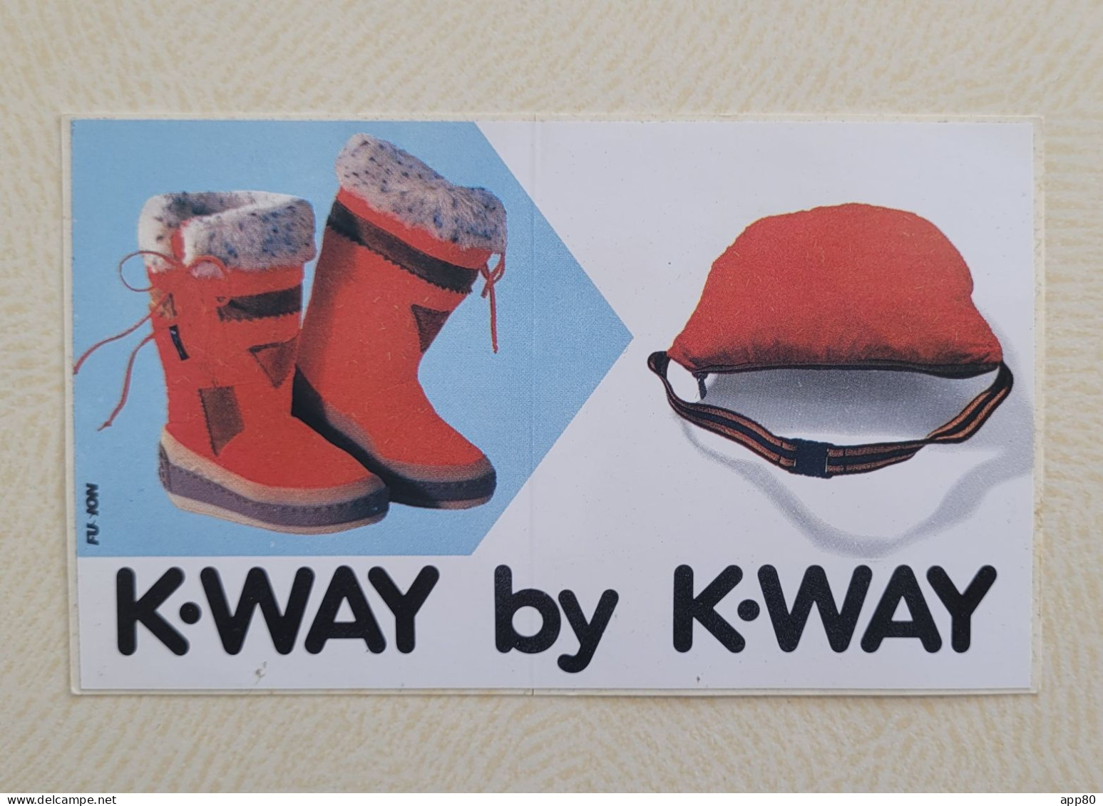 Autocollant Vintage Marque K-way - Autocollants