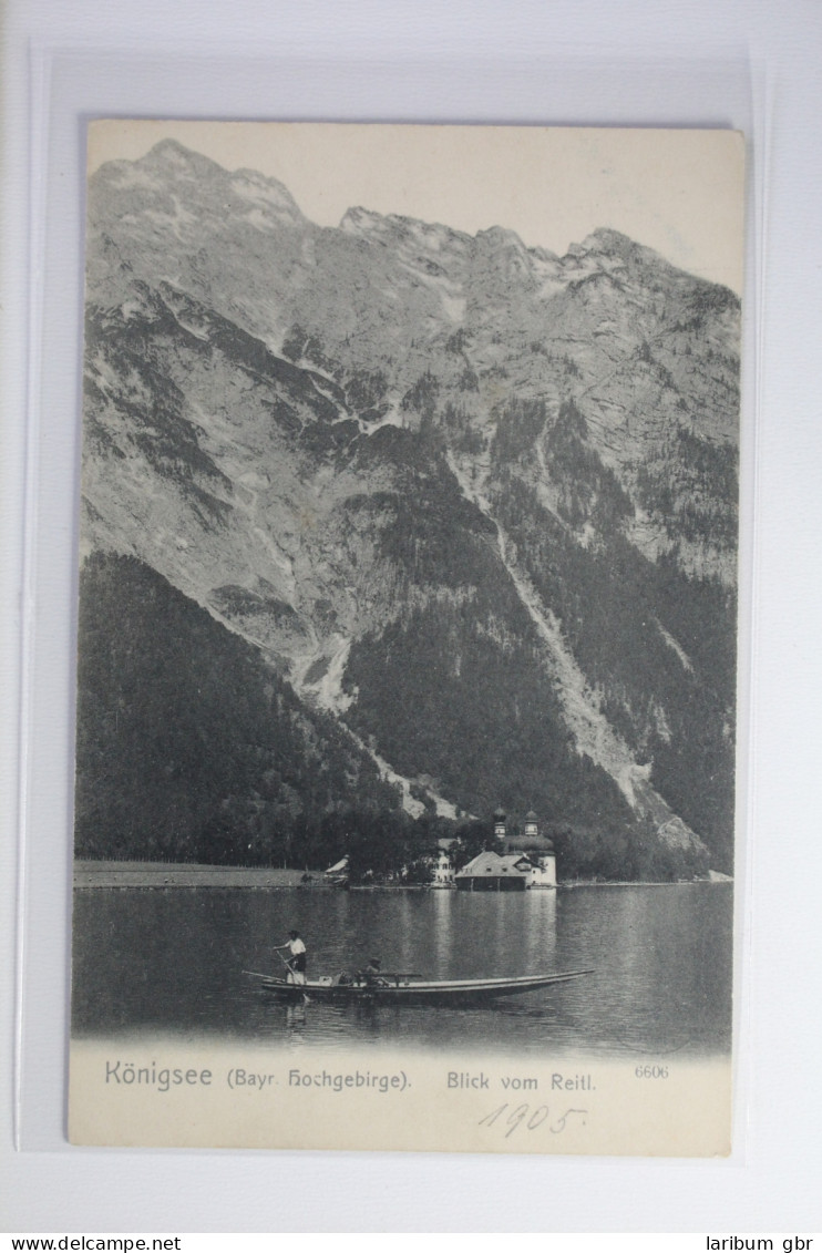 AK Königssee (Bayr. Hochgebirge) Blick Vom Reitl. Ungebraucht #PI815 - Sonstige & Ohne Zuordnung