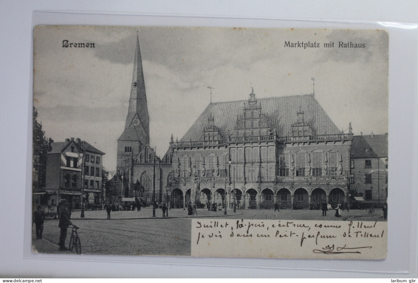 AK Bremen Marktplatz Mit Rathaus Gebraucht #PI874 - Other & Unclassified