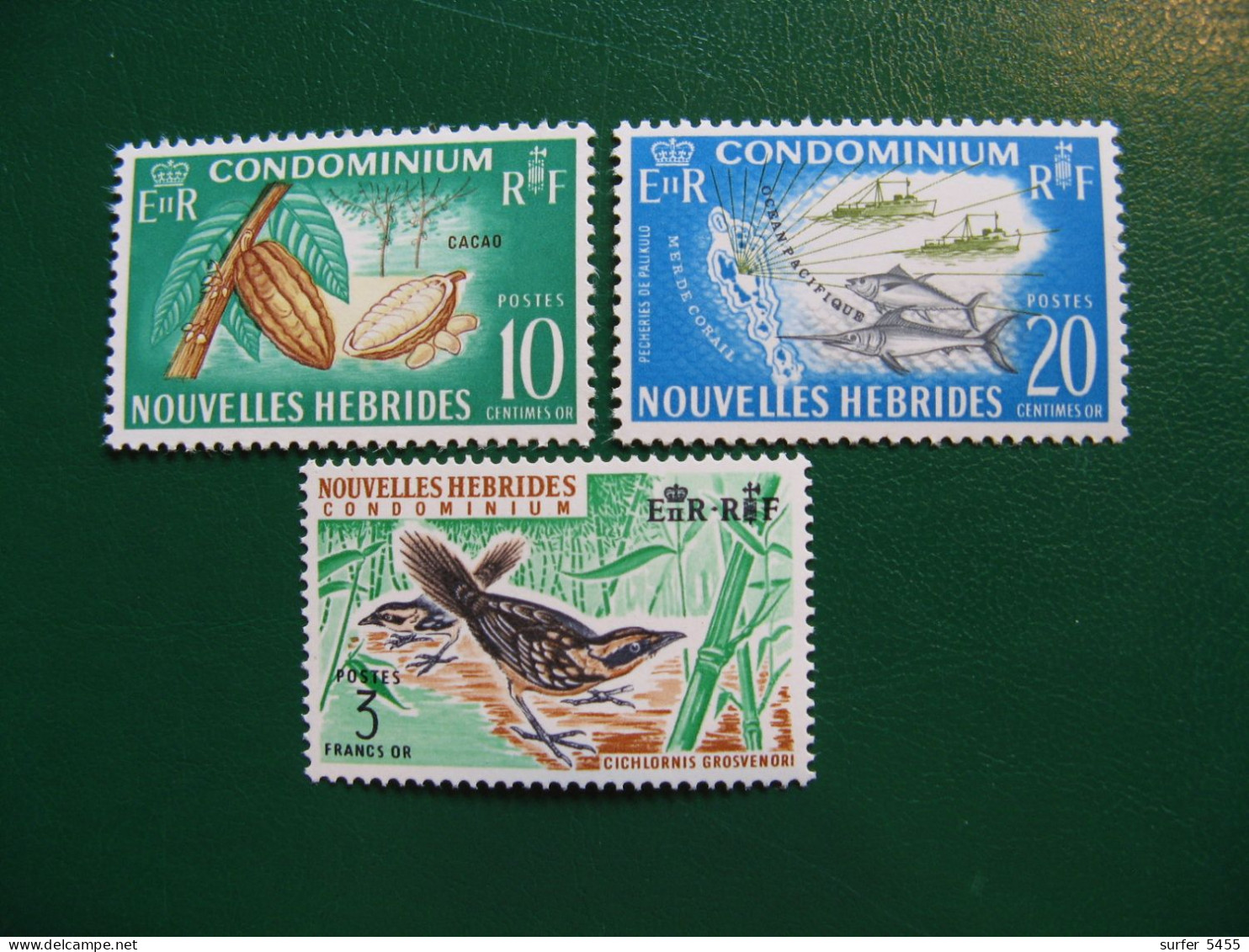NOUVELLES HEBRIDES POSTE ORDINAIRE N° 273/275 TIMBRES NEUFS** LUXE COTE 19,50 EUROS - Unused Stamps