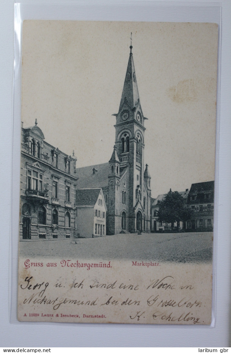 AK Neckargemünd Marktplatz 1901 Gebraucht #PI891 - Other & Unclassified