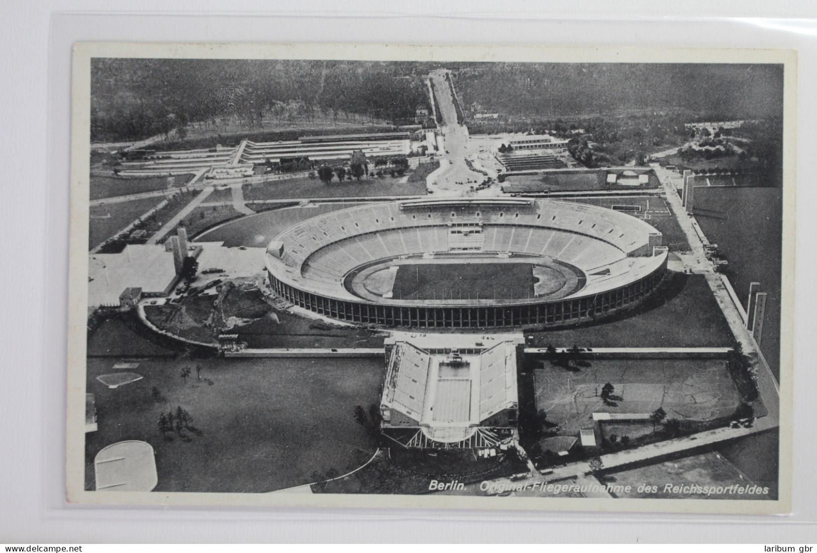 AK Berlin Original Fliegeraufnahme Des Reichssportfeldes 1936 Gebraucht #PJ030 - Sonstige & Ohne Zuordnung