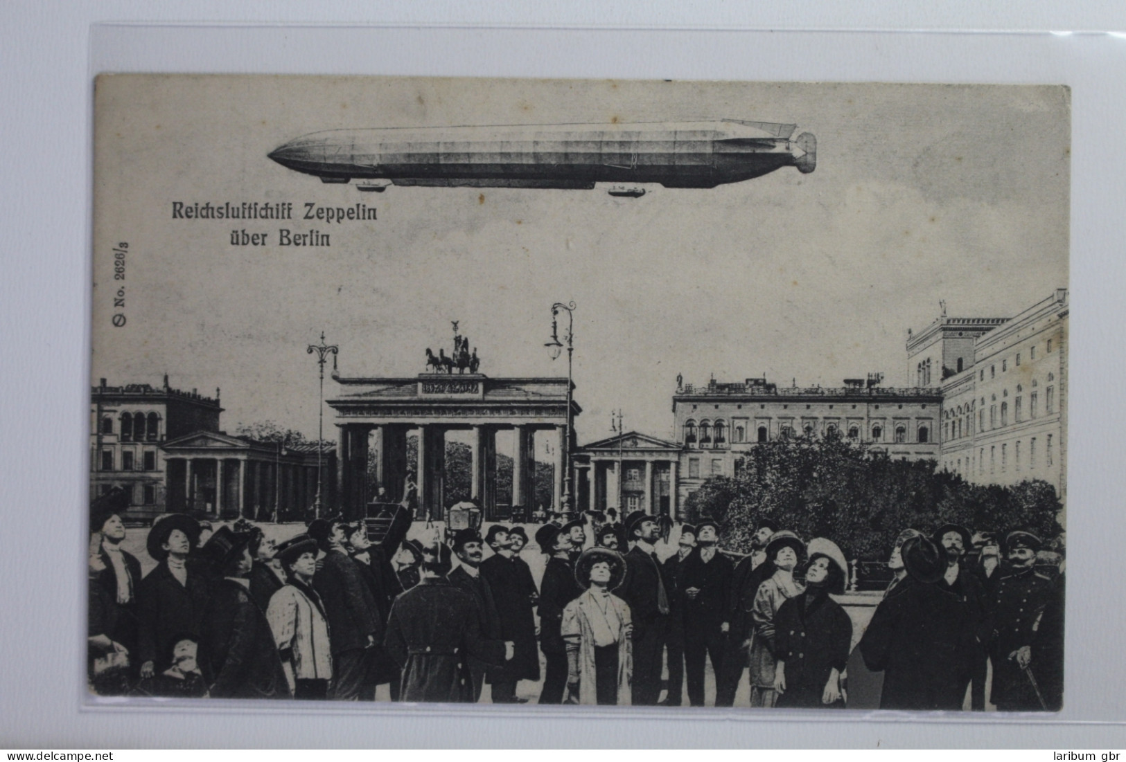 AK Berlin Reichsluftschiff Zeppelin über Berlin Gebraucht #PJ036 - Andere & Zonder Classificatie