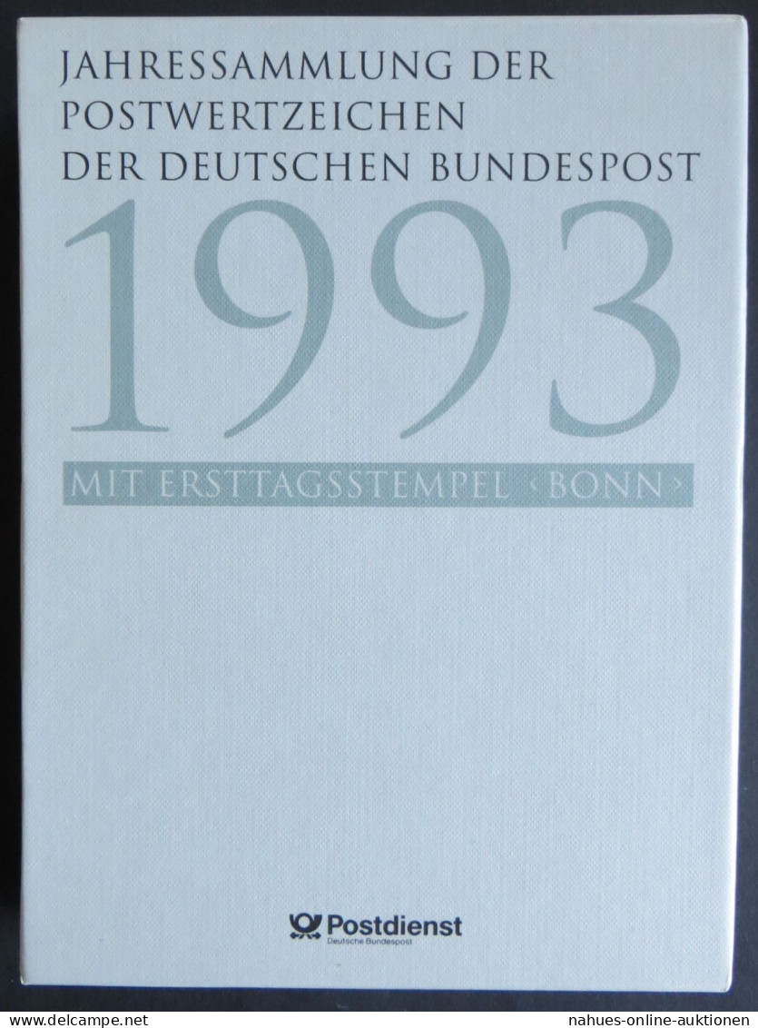 Bund Jahressammlungen Dt. Post 4 Bände Kpl Mit Ersttagsstempel 1993-96 Kat 560,- - Jaarlijkse Verzamelingen