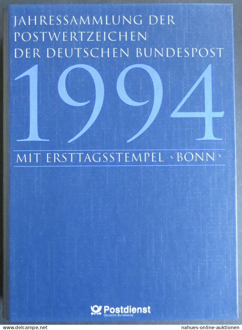 Bund Jahressammlungen Dt. Post 4 Bände Kpl Mit Ersttagsstempel 1993-96 Kat 560,- - Collections Annuelles