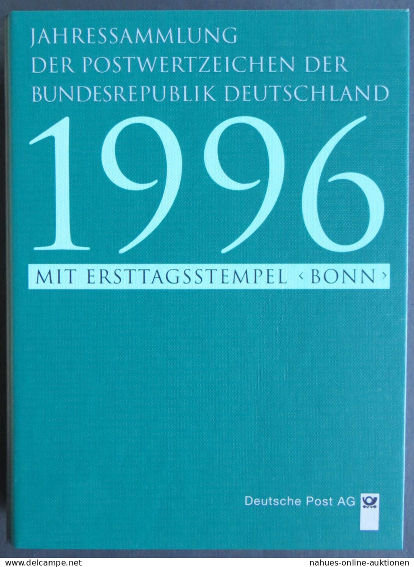 Bund Jahressammlungen Dt. Post 4 Bände kpl mit Ersttagsstempel 1993-96 Kat 560,-