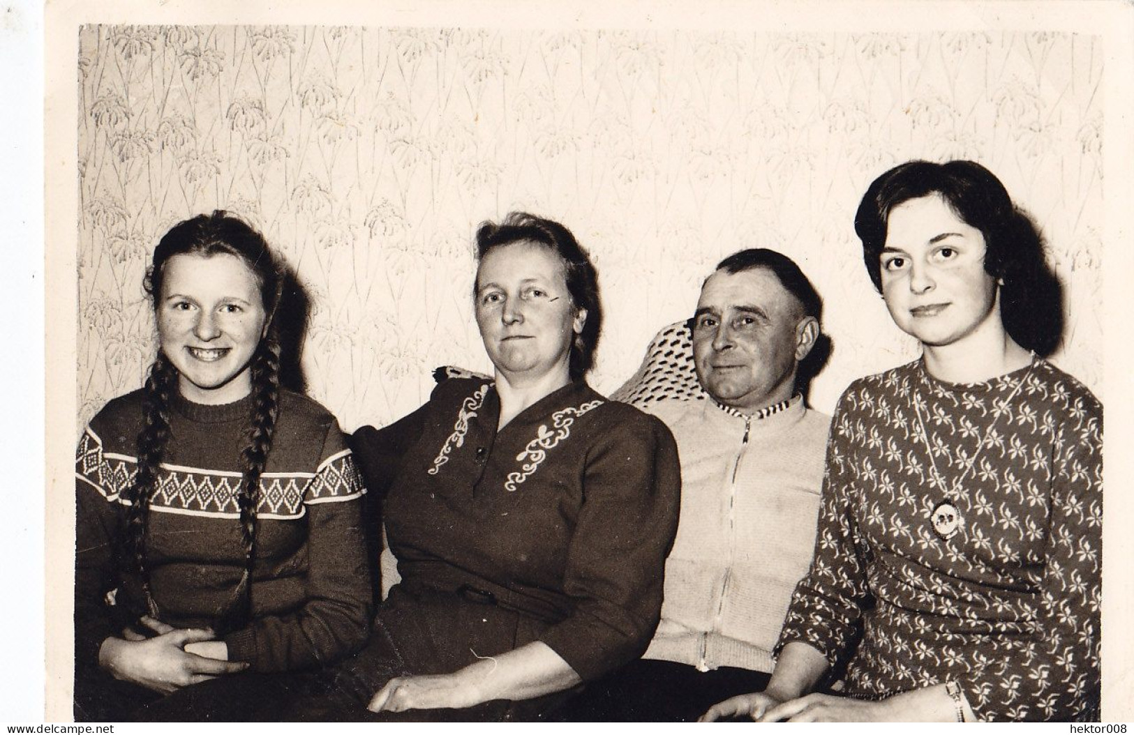 Altes Foto Vintage .Personen Um 1959. (  B13  ) - Anonymous Persons